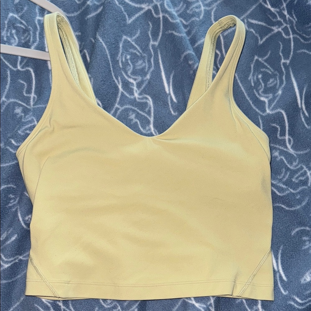lululemon athletic Yellow Tank Top